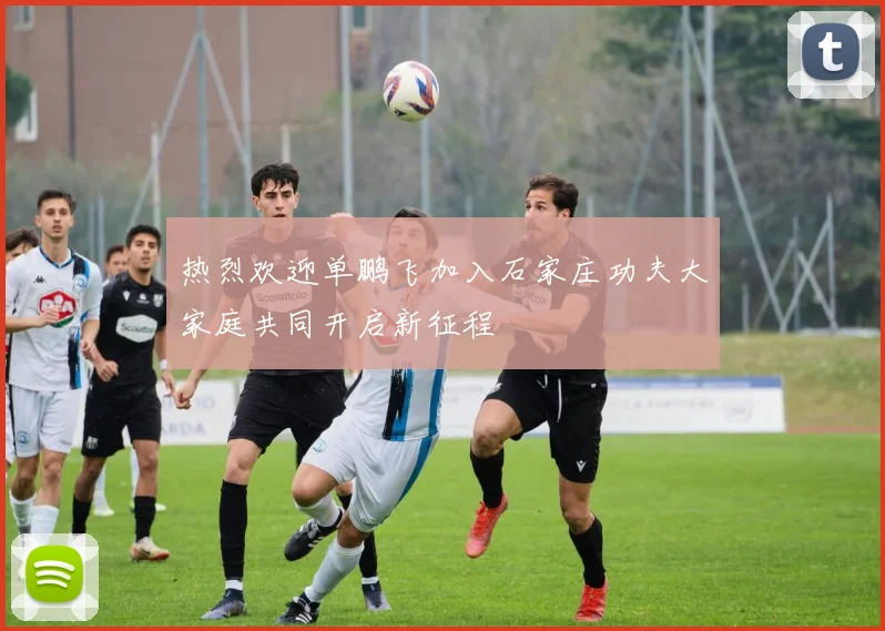 热烈欢迎单鹏飞加入石家庄功夫大家庭共同开启新征程