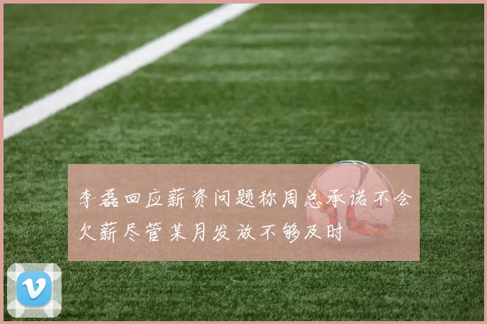 李磊回应薪资问题称周总承诺不会欠薪尽管某月发放不够及时
